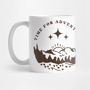 Unleash Wanderlust: Time for Adventure Mug